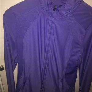 Purple Athletic long sleeve zip up